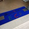 ECF Bureauthèque : tapis brosse synthétique découpé sur mesure