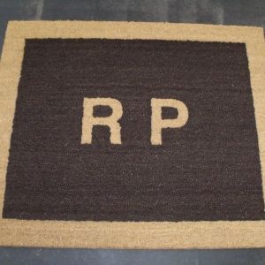 Paillasson personnalisé tapis coco sur mesure avec Logo - Mytapis